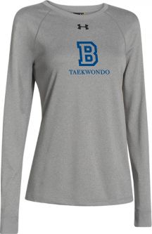 Women's Under Armour L/S Locker Shirt, True Grey Heather